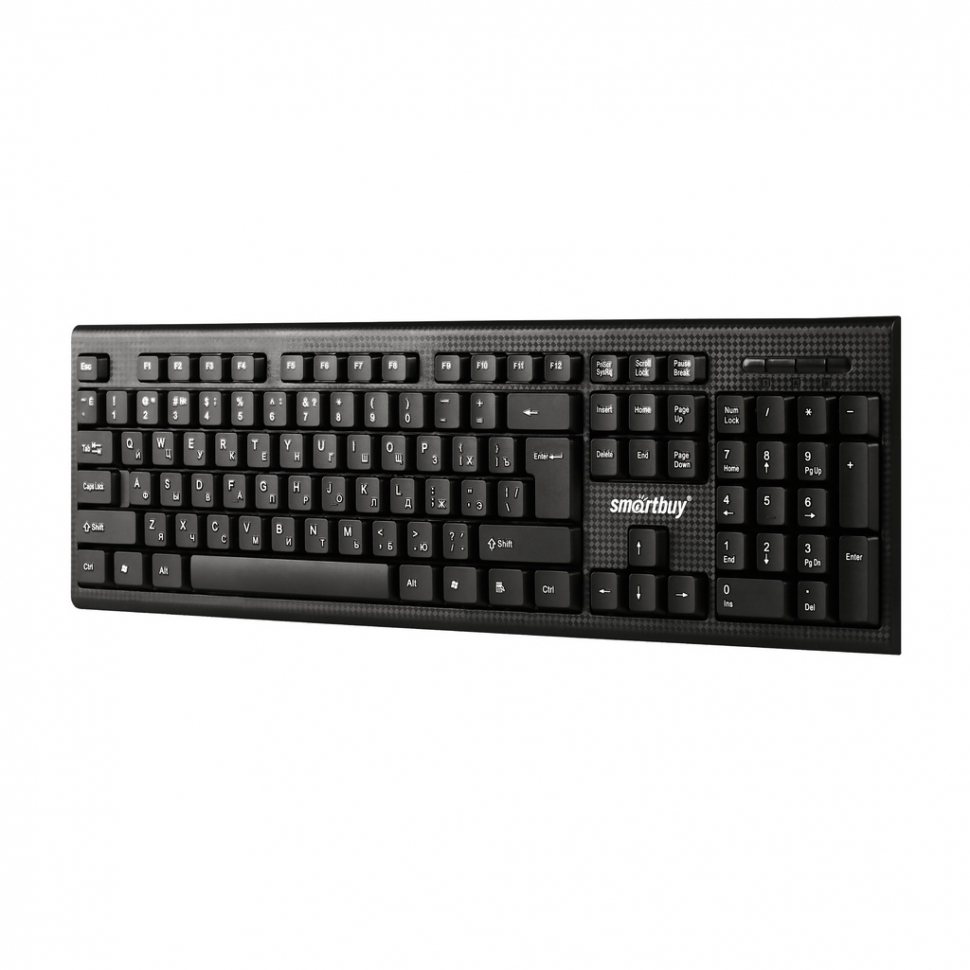 Клавиатура SmartBuy SBK-115U-K чёрная, USB