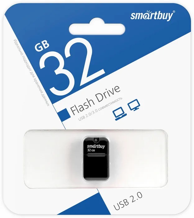 USB Flash 32 Gb SmartBuy ART Black (SB32GBAK)