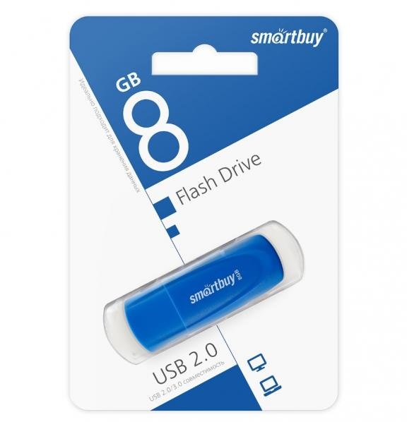 USB Flash 8 Gb SmartBuy Scout Blue (SB008GB2SCB)