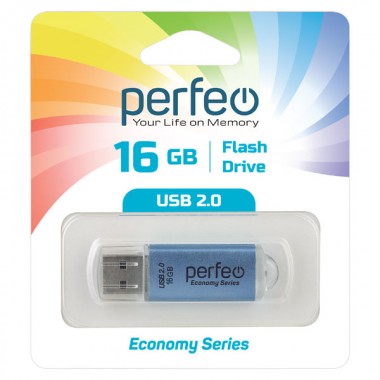 USB Flash 16 Gb Perfeo E01 economy series (PF-E01N016ES)