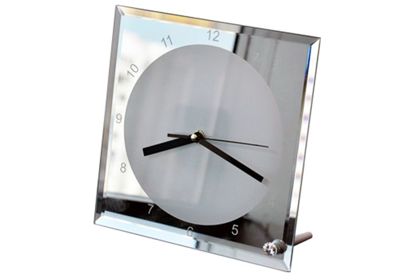 Часы стеклянные BL-14, квадратные 200x200мм