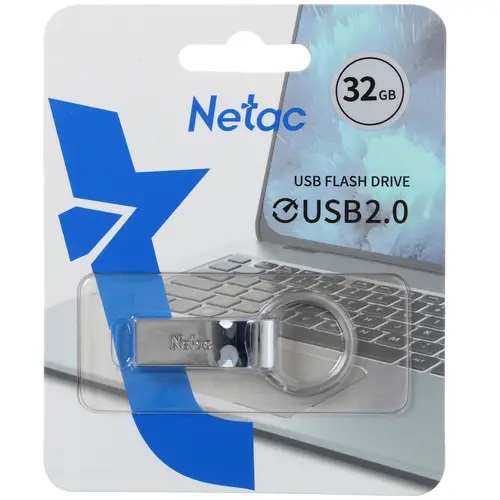 USB Flash 32 Gb Netac U275 серебро (NT03U275N-032G-20SL)