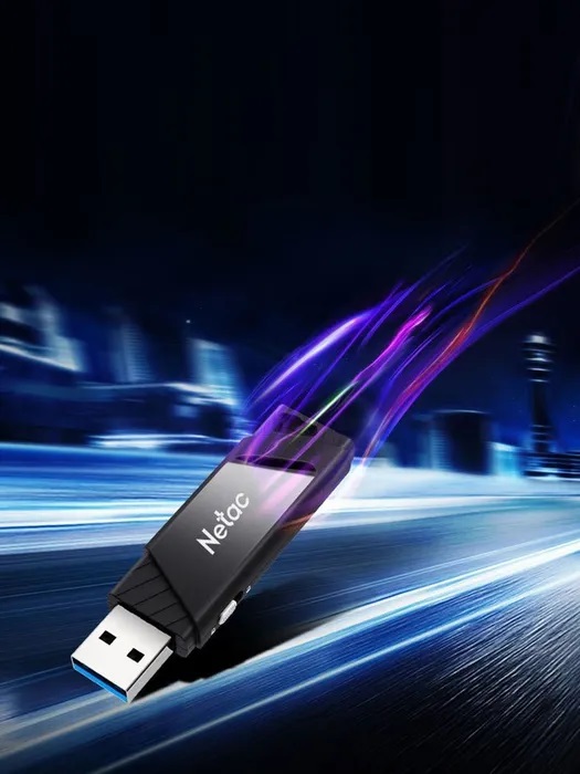 USB 3.0 128 Gb Netac U336 черный с аппаратной защитой от записи (NT03U336S-128G-30BK)