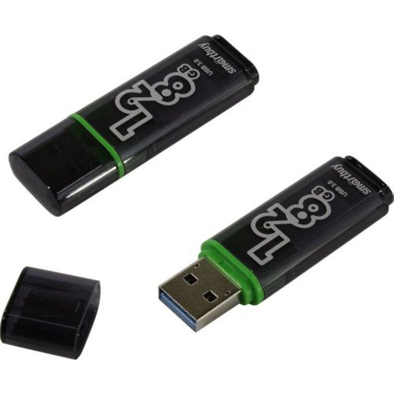 Флеш-память USB 3.0 Flash 128 Gb SmartBuy Glossy Dark Blue (SB128GBGS-DB)