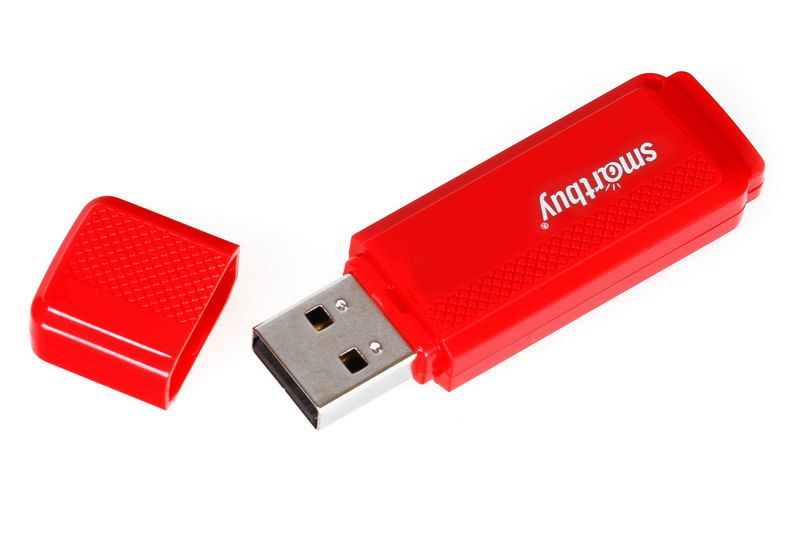Флэш-память USB Flash 16 Gb SmartBuy Dock Red