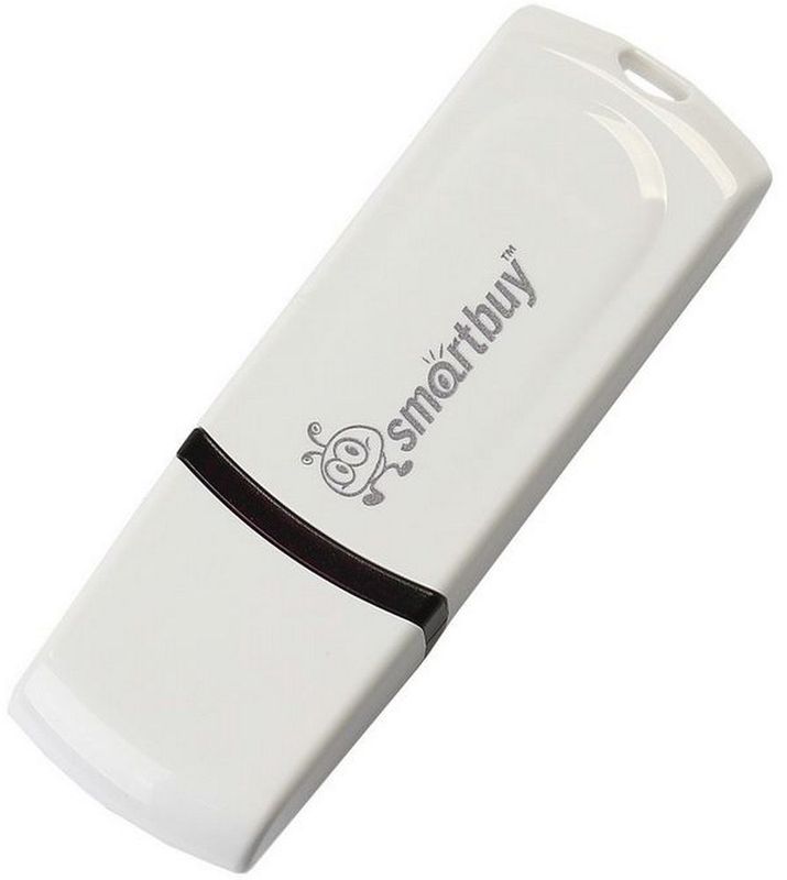 Флэш-память USB Flash 16 Gb SmartBuy Paean White