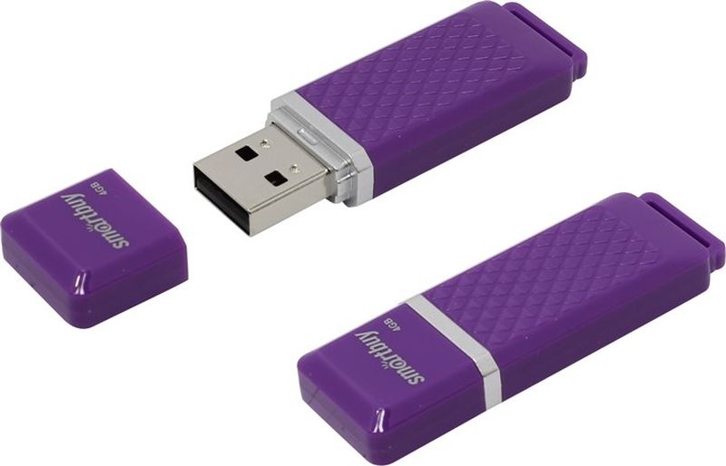 Флэш-память USB Flash 16 Gb SmartBuy Quartz series Violet