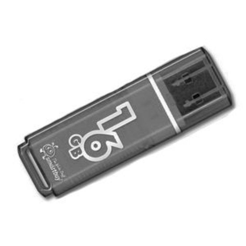 Флэш-память USB Flash 16 Gb SmartBuy Glossy Black