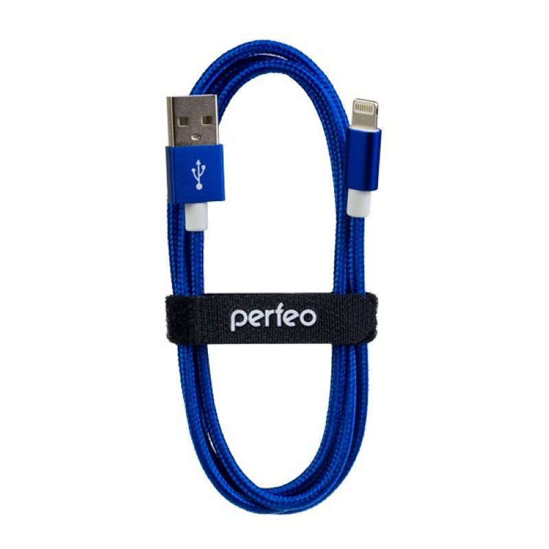 Кабель USB Perfeo для iPhone 5/6 синий, 1 метр (I4311)