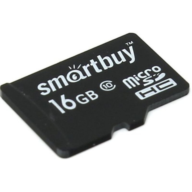 Карта памяти SmartBuy microSDHC 16Gb Class10  без адаптера
