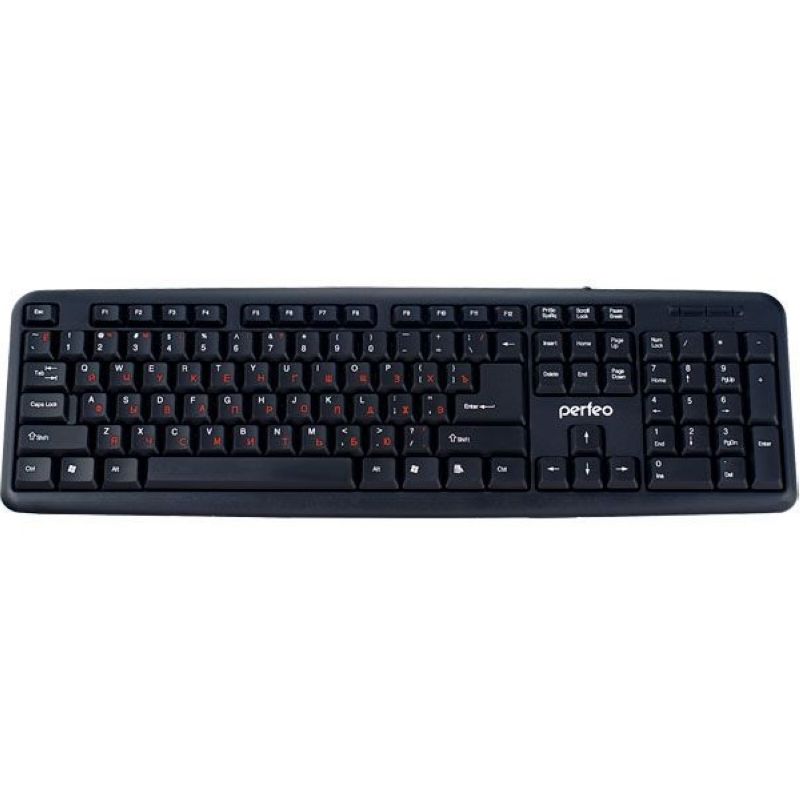 Клавиатура Perfeo "CLASSIC" стандартная, черная (PF-6106-USB)