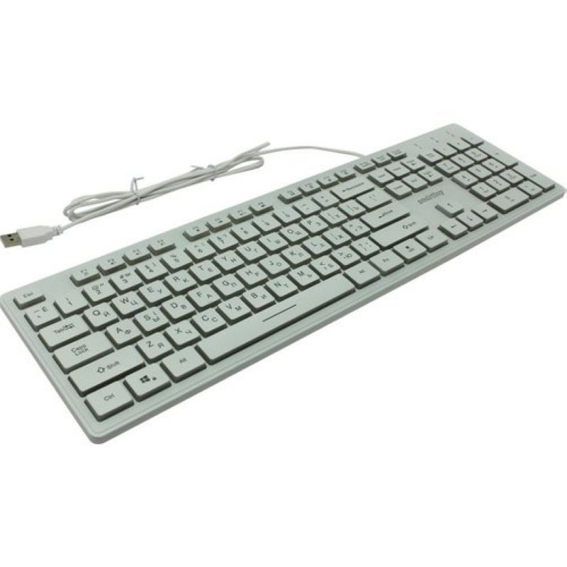 Клавиатура SmartBuy 305 белая, USB, с подсветкой (SBK-305U-W)