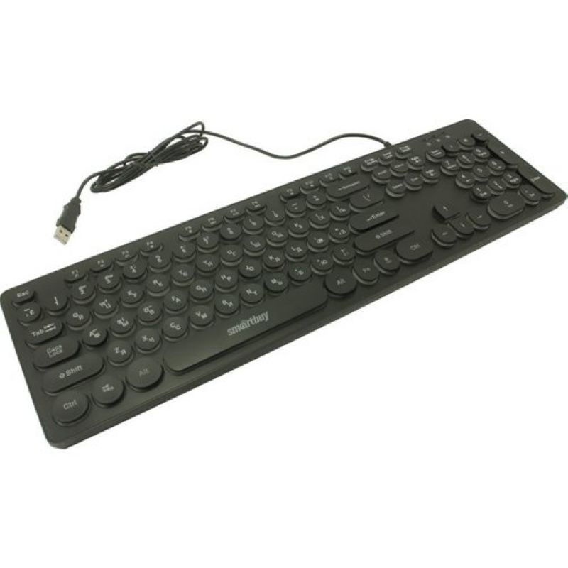 Клавиатура SmartBuy SBK-328U-К черная, USB, с подсветкой