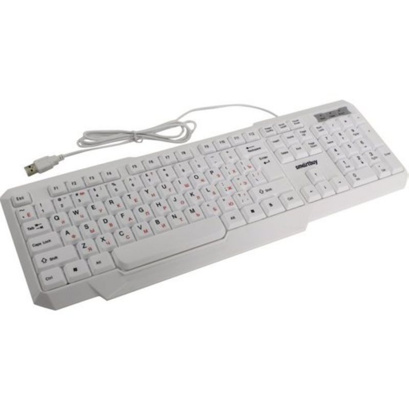 Клавиатура SmartBuy 333 белая, USB, с подсветкой (SBK-333U-W)