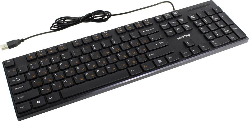 Клавиатура SmartBuy 238 чёрная, USB, мультимедийная (SBK-238U-K)