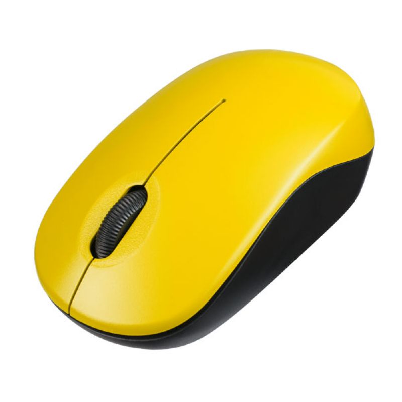 Мышь беспроводная Perfeo"SKY" , 3 кн, 1200 DPI, USB, желтый (PF_A4505)