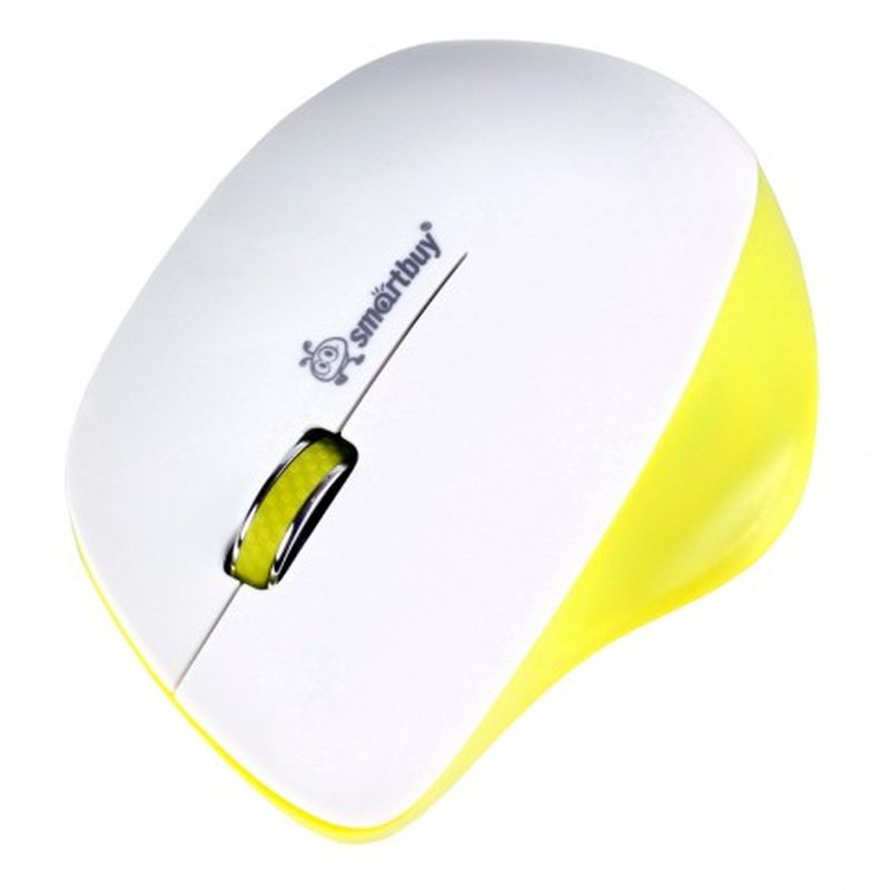 Мышь беспроводная SmartBuy SBM-309AG-WL Белый/Лимон