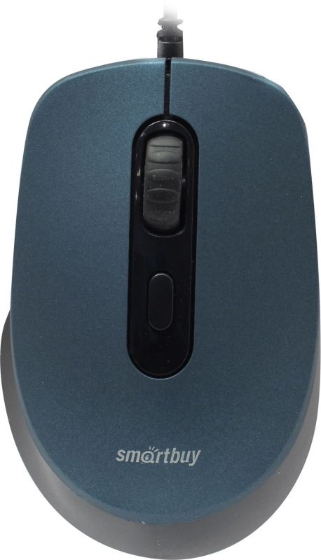 Мышь проводная беззвучная Smartbuy SBM-265-B, USB, синяя