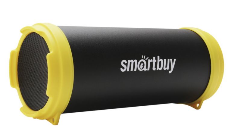 Портативная Bluetooth-колонка SmartBuy TUBER MKII, черно/желтая , мощность 6BT, MP3 (USB) ,Bluetooth, АКБ 1500 mAh (SBS-4200)