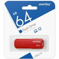 USB Flash 64 Gb SmartBuy CLUE Red (SB64GBCLU-R)