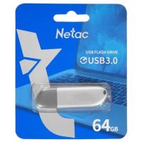 USB 3.0 Flash 64 Gb Netac U352 серебро (NT03U352N-064G-30PN)