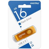 USB Flash 16 Gb SmartBuy Twist Yellow (SB016GB2TWY)