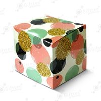 Подарочная коробка для кружки "Розовые шары"