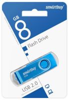 USB Flash 8 Gb SmartBuy Twist Blue (SB008GB2TWB)