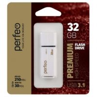 USB 3.1 Flash 32 Gb Perfeo C15 White High Speed (PF-C15W032HS)