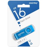 USB Flash 16 Gb SmartBuy Twist Blue (SB016GB2TWB)