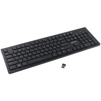 Беспроводная клавиатура SmartBuy SBK-206AG-K чёрная, slim, USB