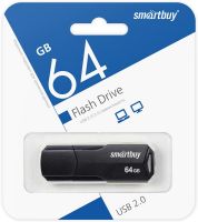 USB Flash 64 Gb SmartBuy CLUE Black (SB64GBCLU-K)