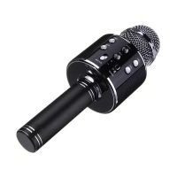 Микрофон для караоке Wster WS-858 Bluetooth с динамиком черный