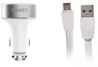 Автомобильное ЗУ LDNIO C501 + Кабель Micro/ 3 USB Auto-ID/ Выход: 5.1A, 25.5W/ White (C501_Micro)