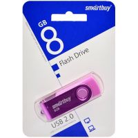 USB Flash 8 Gb SmartBuy Twist Pink (SB008GB2TWP)