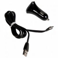 Автомобильное ЗУ More Choice  2USB 2.4A для micro USB AC22m (Black) (AC22m)