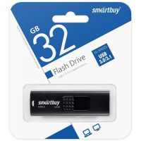 USB 3.0 Flash 32 Gb SmartBuy Fashion Black (SB032GB3FSK)