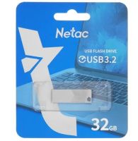 USB 3.2 32 Gb Netac UM1 белый/серебро (NT03UM1N-032G-32PN)