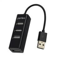 USB-Хаб Perfeo 4 порта (PF-HYD-6001H black) Black
