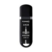 Флешка FUMIKO MOSCOW 64GB черная USB 3.0