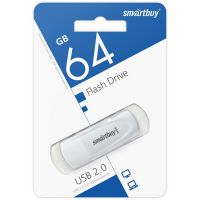 USB Flash 64 Gb SmartBuy Scout White (SB064GB2SCW)