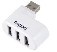 USB-Хаб Perfeo 3 порта (PF-VI-H024 white) белый