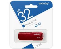 USB Flash 32 Gb SmartBuy CLUE Burgundy (SB32GBCLU-BG)