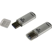 Флеш-память USB 3.0 Flash 128 Gb SmartBuy V-Cut Silver (SB128GBVC-S3)