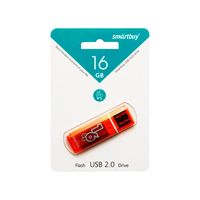 Флэш-память USB Flash 16 Gb SmartBuy Glossy Orange