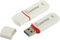 Флэш-память USB Flash 64 Gb SmartBuy Crown White