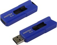 Флэш-память USB Flash 8 Gb SmartBuy STREAM Blue