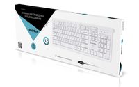 Клавиатура мультимедийная SmartBuy 206 белая, slim, USB (SBK-206US-W)
