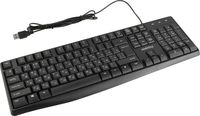 Клавиатура проводная мультимедийная SmartBuy 207 чёрная, slim, USB (SBK-207US-K)