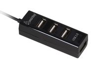 Коммутатор USB SmartBuy SBHA-160-K, 4 порта, black